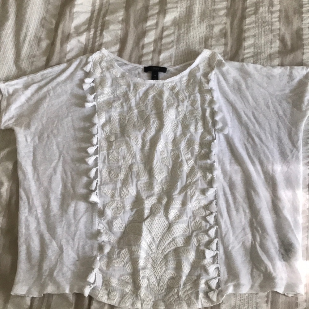 Boho Embroidered, Tasseled top 📿🧿